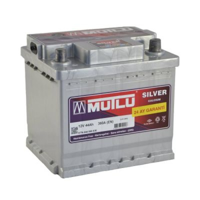 Автомобільний акумулятор Mutlu Silver 6СТ-44Ah Аз 360A (EN)