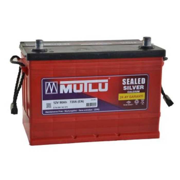 Автомобильный аккумулятор Mutlu Red 6СТ-90Ah Аз ASIA 680A (EN)