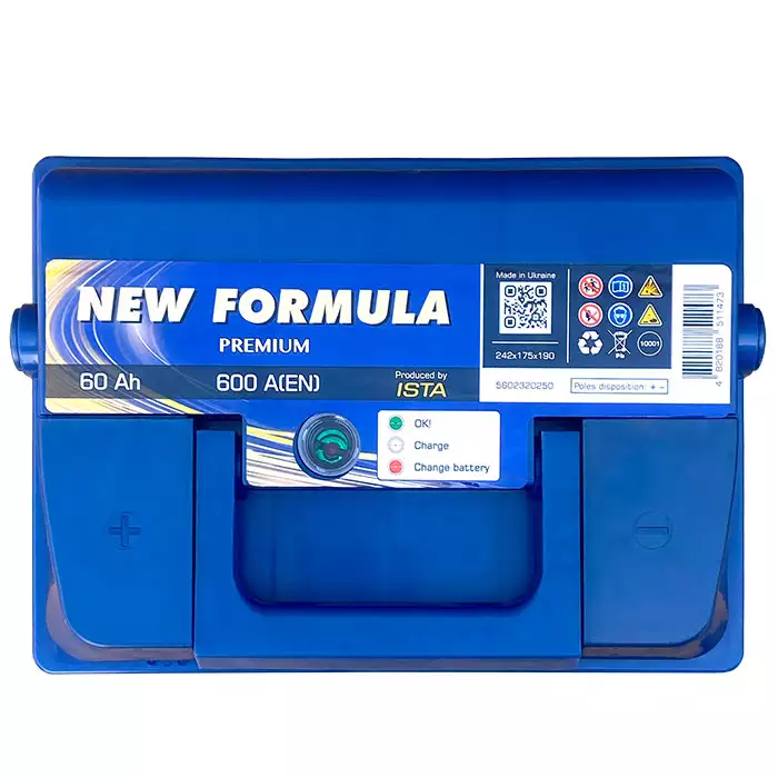 Автомобільний акумулятор New Formula PREMIUM 6СТ-60Ah Аз 600А (EN) 5602320250