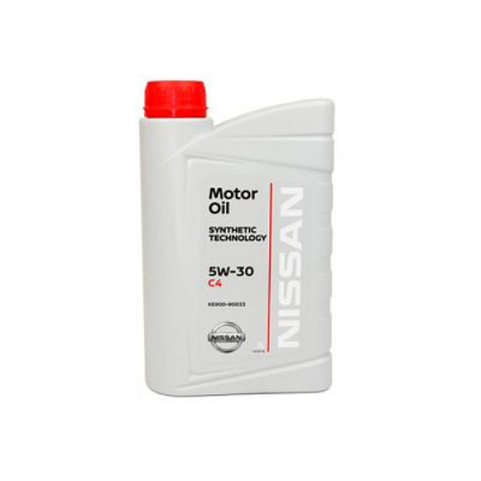 Автомобильное моторное масло NISSAN 5W-30 (C4/DPF) 1л KE90090033
