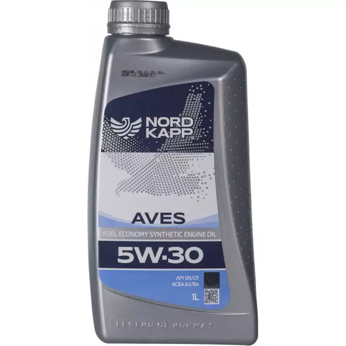 Автомобильное моторное масло NORDKAPP AVES 5W-30 1л nk0069