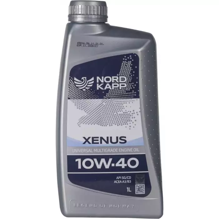 Автомобільна моторна олива NORDKAPP XENUS 10W-40 1л nk0380