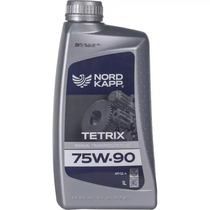 Масло трансмиссионное NORDKAPP TETRIX 75W-90 API GL-4 1л nk0663