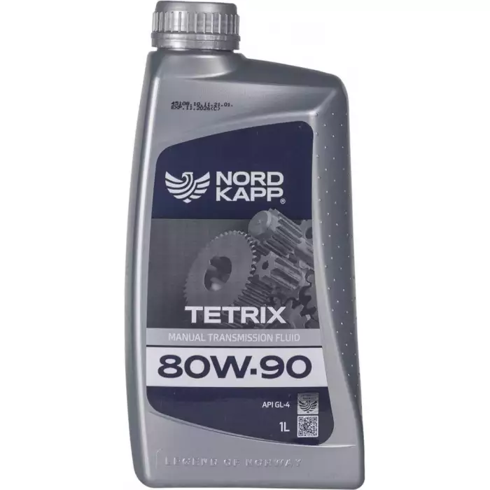 Масло трансмиссионное NORDKAPP TETRIX 80W-90 API GL-4 1л nk0068