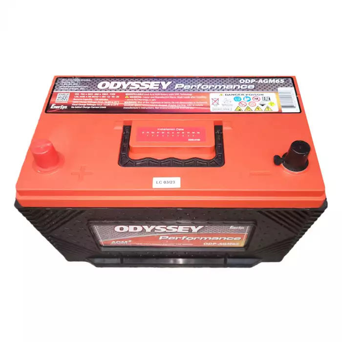 Автомобільний акумулятор Odyssey Performance AGM 6СТ-64Ah Аз 762А (CCA) ODP-AGM65