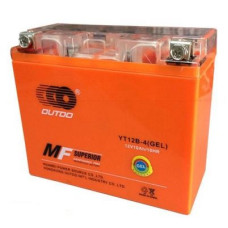 Мото акумулятор OUTDO YT 12B-4 (GEL) (12V, 10A)