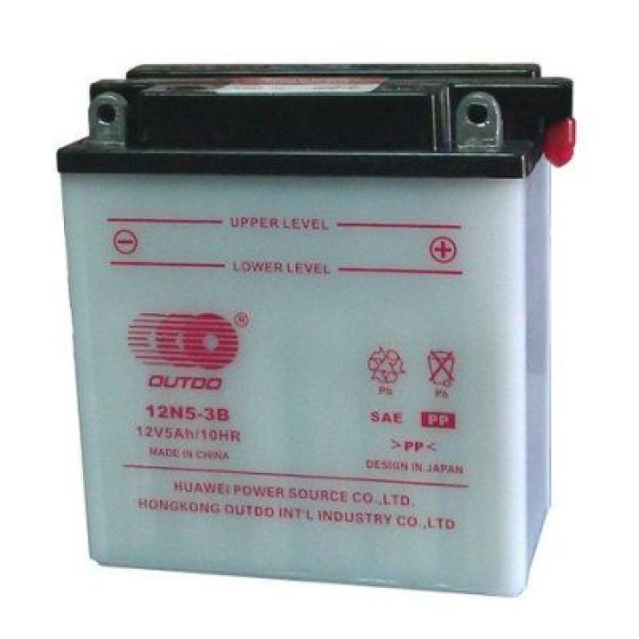 Мото аккумулятор YTX 12N9-3B (12V, 8A) smf