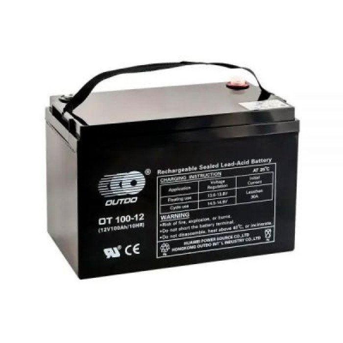 Акумулятор тяговий OUTDO AGM 100Ah 12V OT 100-12