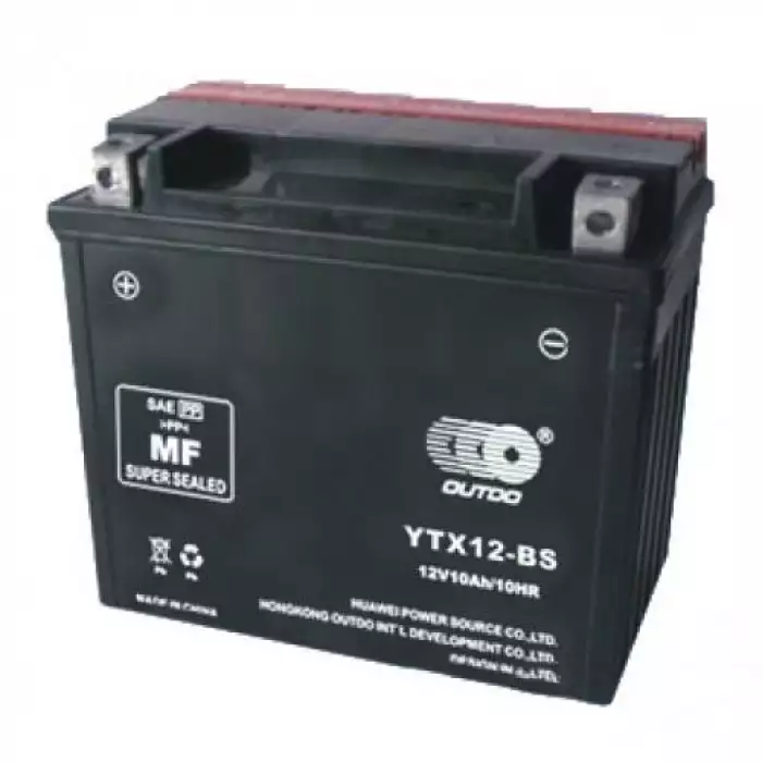 Мото аккумулятор Outdо 10Ah YTX12-BS