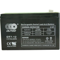 Аккумулятор тяговый OUTDO AGM 7Ah 12V OT 12-7