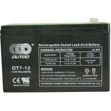Аккумулятор тяговый OUTDO AGM 7Ah 12V OT 12-7