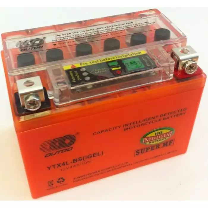 Мото аккумулятор Outdo 6СТ-4 iGel (YTX4L-BS) 12V