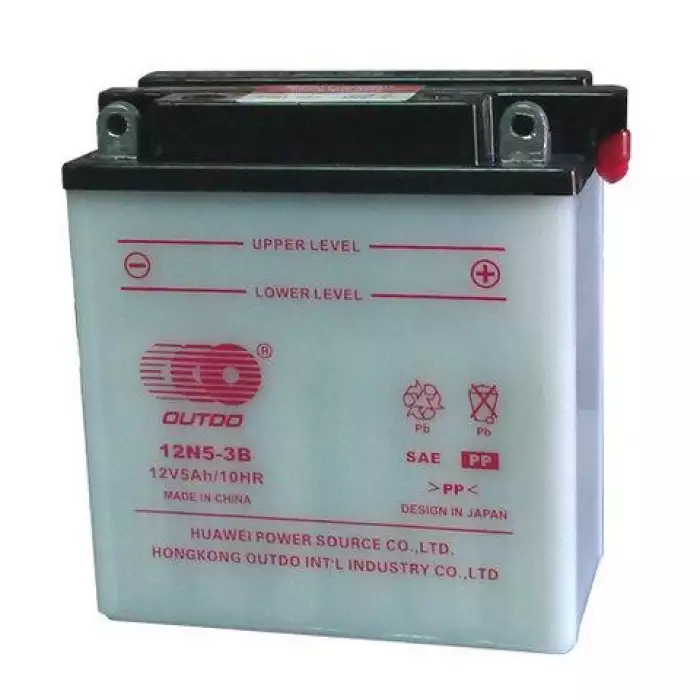 Мото аккумулятор OUTDO 12N 9-3B (12V, 9A)