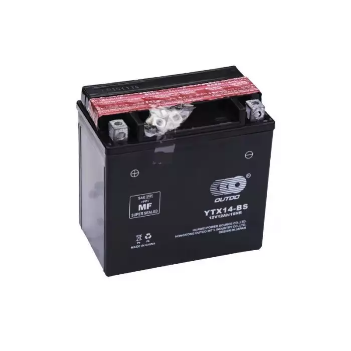 Мото аккумулятор Outdo 12Ah YTX14-BS