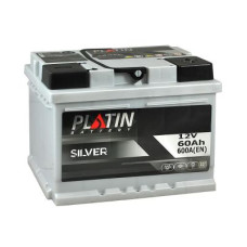 Автомобильный аккумулятор PLATIN Silver MF (LB2) 60Ah 600A R+ (h=175) 5602662