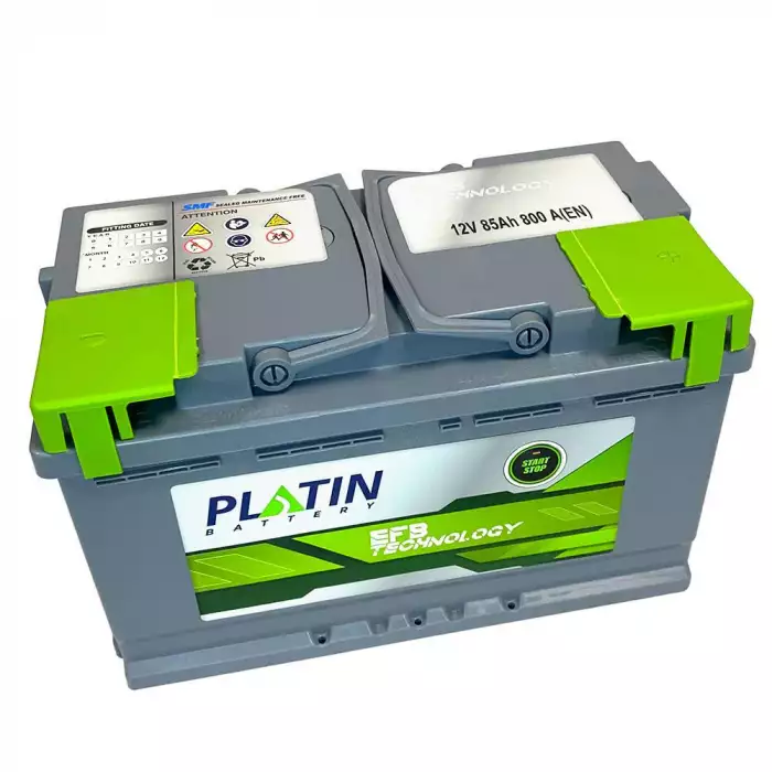 Автомобільний акумулятор PLATIN EFB MF (L4) 85Ah 850A R+ 5842006