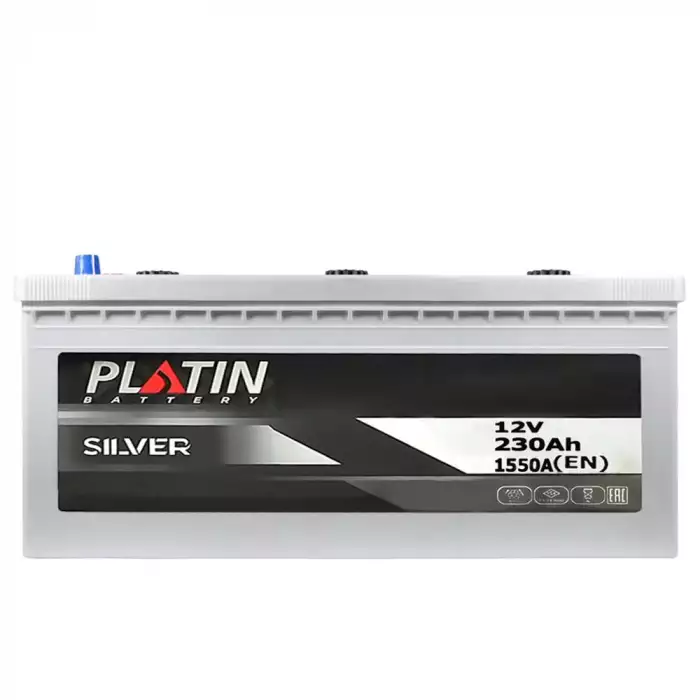 Автомобільний акумулятор PLATIN Silver MF (D6) 230Ah 1550A R+ 72520833