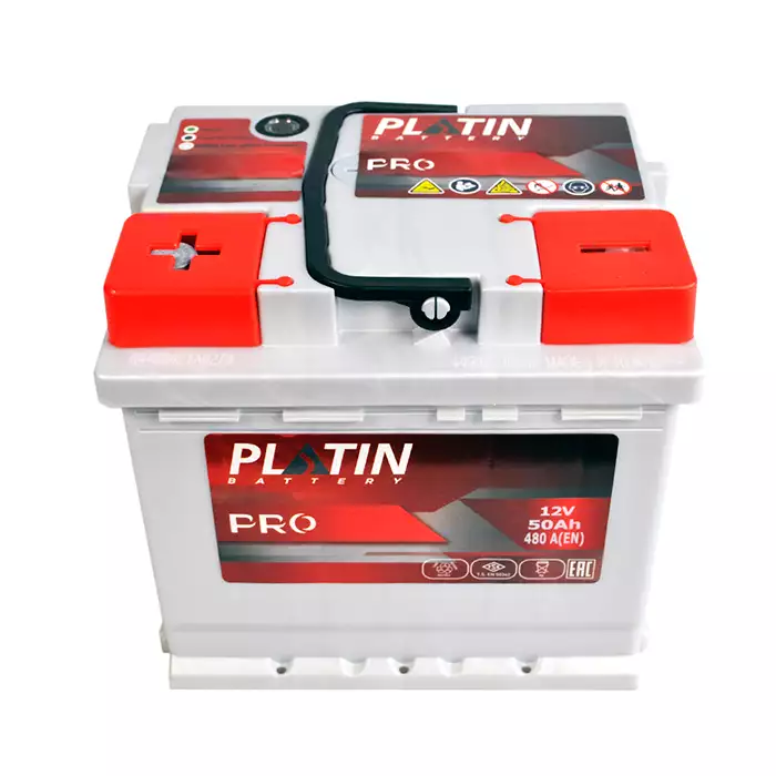 Автомобільний акумулятор PLATIN Pro MF 6СТ-50Ah Аз 480A plpro5402210