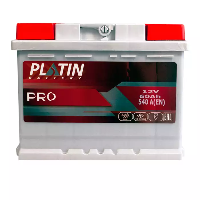 Автомобільний акумулятор PLATIN Pro MF 6СТ-60Ah АзЕ 540A plpro5502428