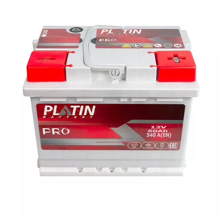 Автомобільний акумулятор PLATIN Pro MF 6СТ-60Ah АзЕ 540A plpro5502428