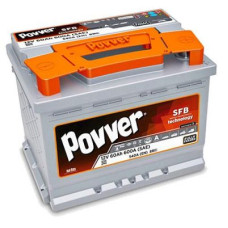 Автомобильный аккумулятор POVVER 6СТ-60Ah АзЕ 510A (EN) L2.60.054.A
