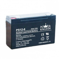 Акумулятор тяговий Power Kingdom AGM 12Ah 6V PS12-6