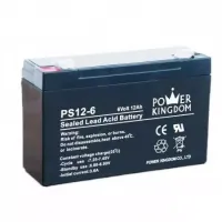 Аккумулятор тяговый Power Kingdom AGM 12Ah 6V PS12-6
