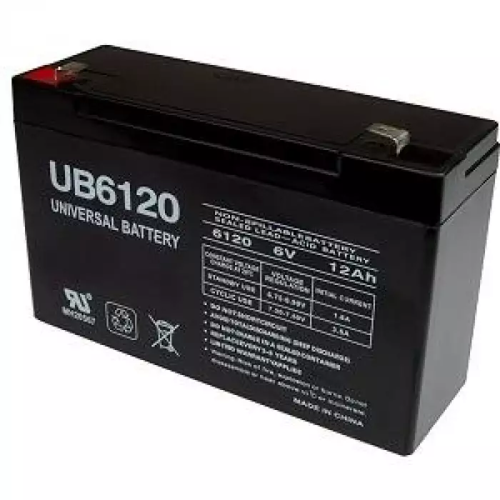 Акумулятор тяговий Power Kingdom AGM 12Ah 6V LA6120
