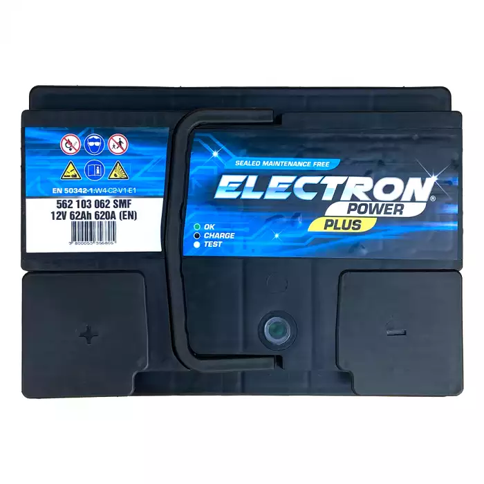 Автомобільний акумулятор ELECTRON POWER PLUS 6СТ-62Ah Аз 620А (EN) 562 103 062 SMF