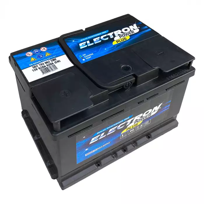 Автомобільний акумулятор ELECTRON POWER PLUS 6СТ-62Ah Аз 620А (EN) 562 103 062 SMF