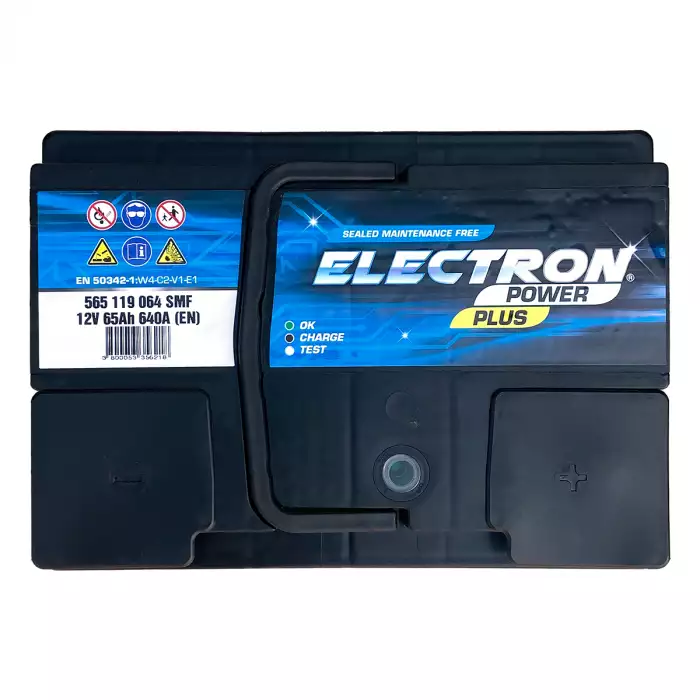 Автомобільний акумулятор ELECTRON POWER PLUS 6СТ-65Ah АзЕ 640А (EN) 565 019 064 SMF