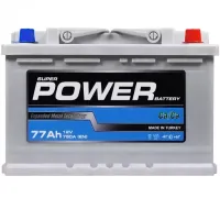 Автомобільний акумулятор POWER MF Silver 6СТ-77Аh АзЕ 750 pwr005