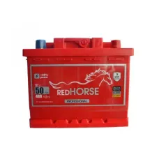 Автомобильный аккумулятор RED HORSE Professional Line 6СТ-50Ah АзЕ 480A (EN)