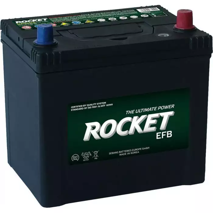 Автомобільний акумулятор ROCKET EFB Japan 6СТ-65Ah АзЕ ASIA 550A (CCA) EFB Q85L