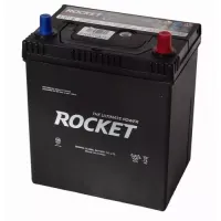 Автомобільний акумулятор ROCKET Japan 6СТ-40Ah АзЕ ASIA 340A (CCA) ТК з перехідником під клему STD SMF 42B19L