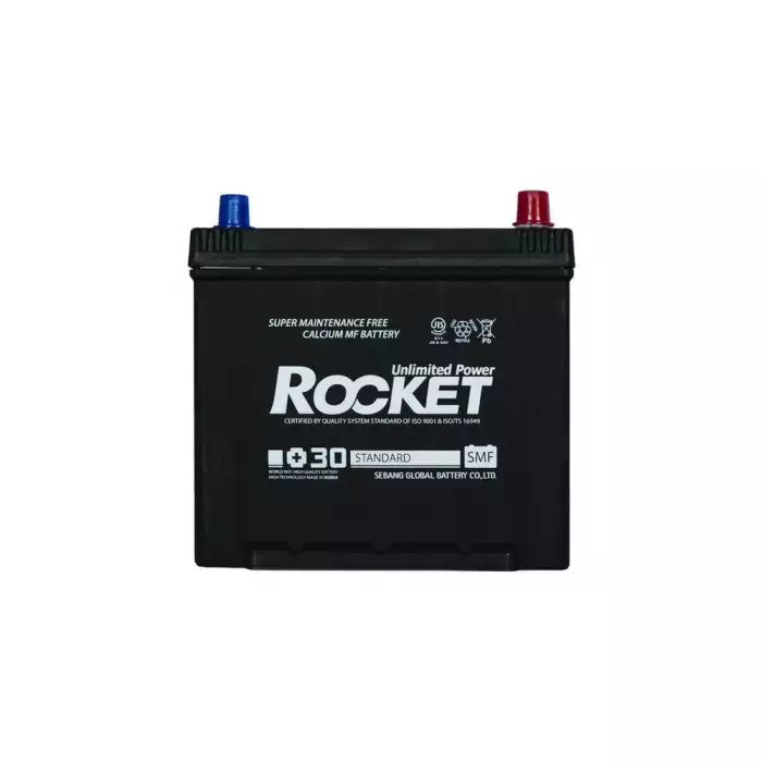 Автомобільний акумулятор ROCKET Japan 6СТ-65Ah АзЕ ASIA 590A (CCA) SMF 75D23L