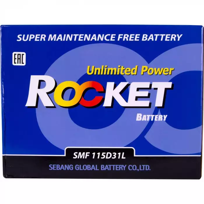 Автомобільний акумулятор ROCKET Japan 6СТ-95Ah АзЕ ASIA 800A (CCA) SMF 115D31L