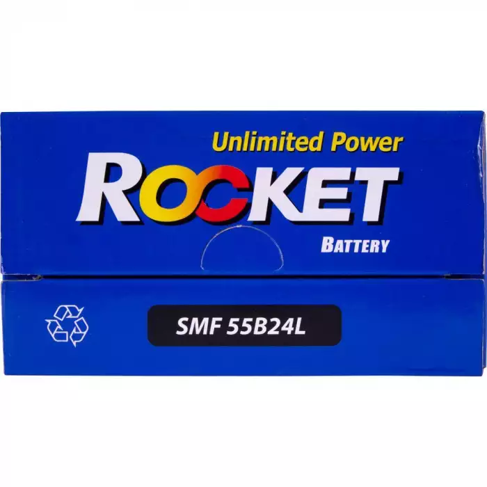 Автомобільний акумулятор ROCKET Japan 6СТ-45Ah АзЕ 430A (CCA) ТК SMF 55B24L
