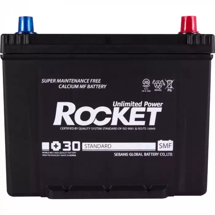 Автомобільний акумулятор ROCKET Japan 6СТ-80Ah АзЕ 670A (CCA) SMF 85D26L