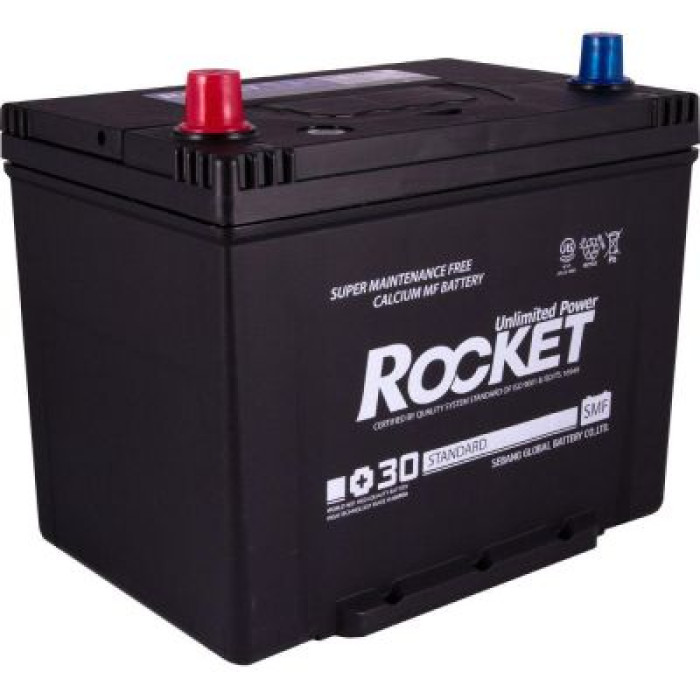 Автомобильный аккумулятор ROCKET Japan 6СТ-80Ah Аз 670A (CCA) SMF 85D26R