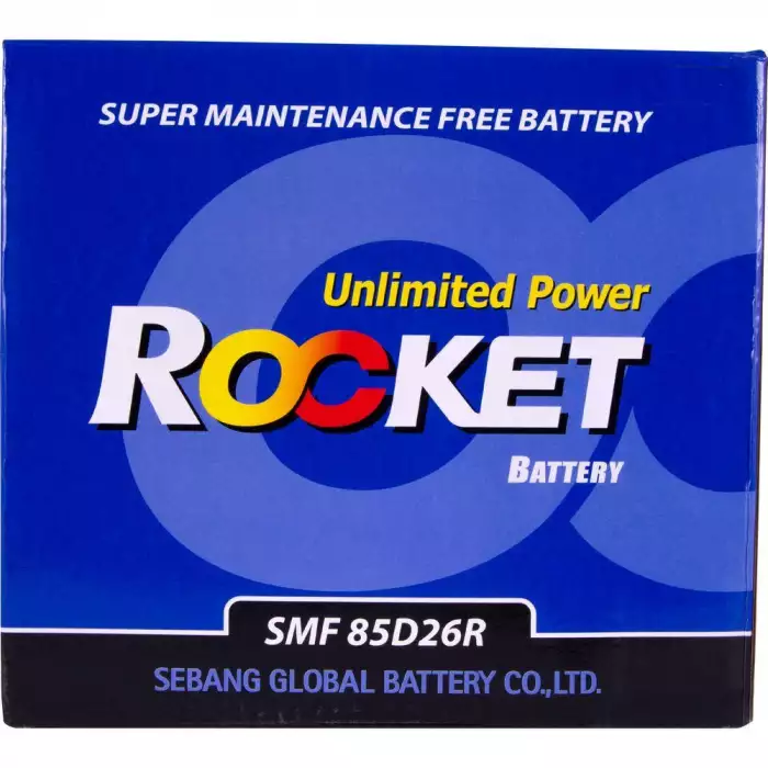 Автомобильный аккумулятор ROCKET Japan 6СТ-80Ah Аз 670A (CCA) SMF 85D26R