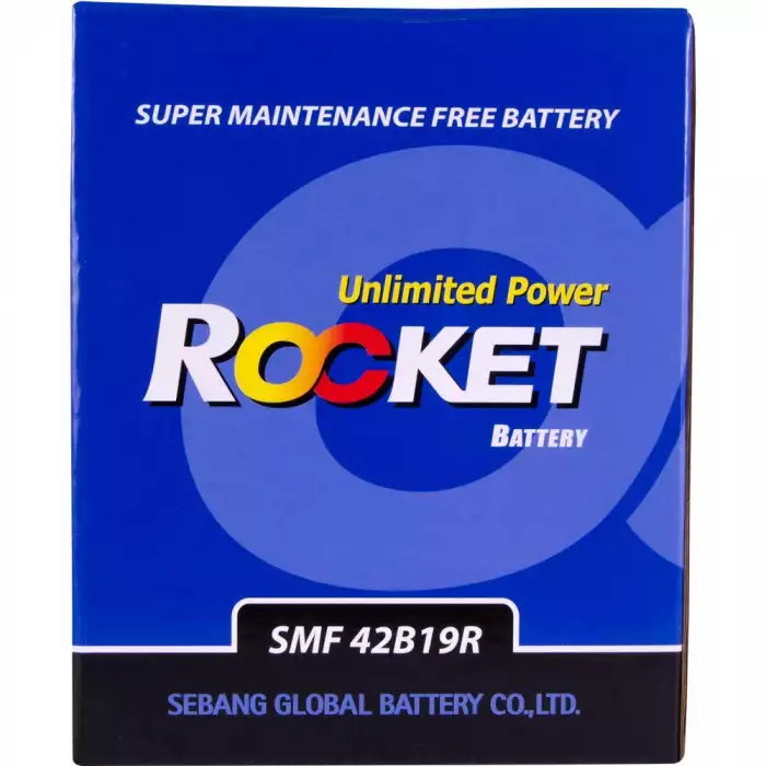 Автомобильный аккумулятор ROCKET Japan 6СТ-40Ah Аз ASIA 340A (CCA) SMF 42B19R