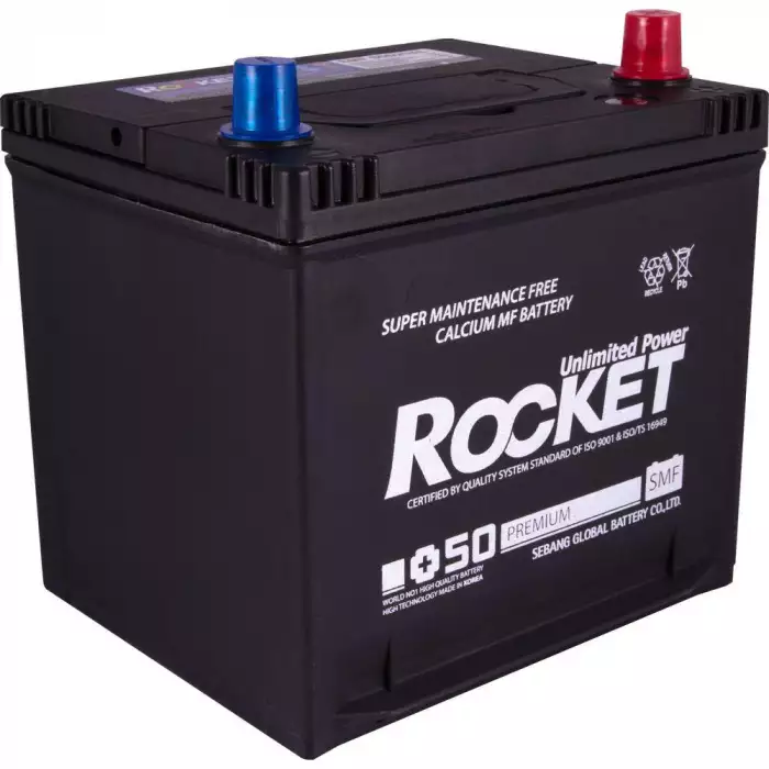 Автомобильный аккумулятор ROCKET Japan 6СТ-54Ah АзЕ ASIA 560A (CCA) SMF 65D20AL (Hyundai)