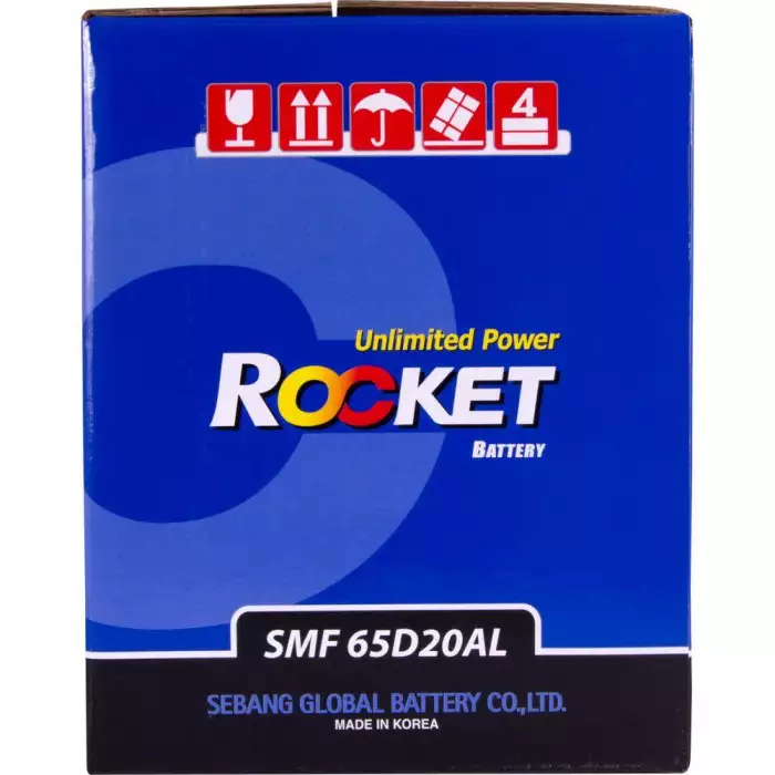 Автомобильный аккумулятор ROCKET Japan 6СТ-54Ah АзЕ ASIA 560A (CCA) SMF 65D20AL (Hyundai)