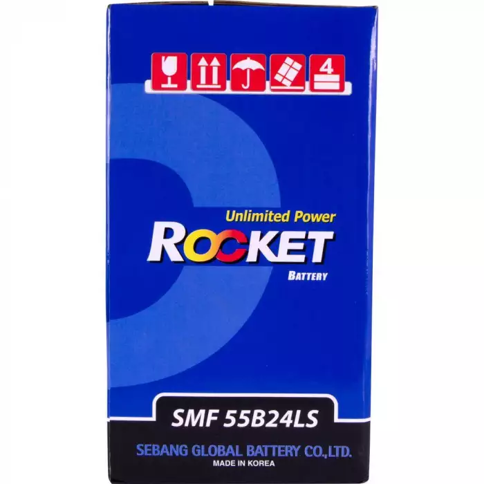 Автомобільний акумулятор ROCKET Japan 6СТ-45Ah АзЕ ASIA 410A (CCA) SMF 55B24LS