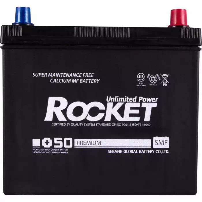 Автомобільний акумулятор ROCKET Japan 6СТ-50Ah АзЕ ASIA 480A (CCA) SMF 65B24LS (Honda)
