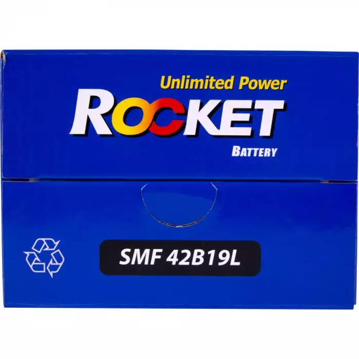 Автомобильный аккумулятор ROCKET Japan 6СТ-40Ah АзЕ 340A (CCA) ТК SMF 42B19L