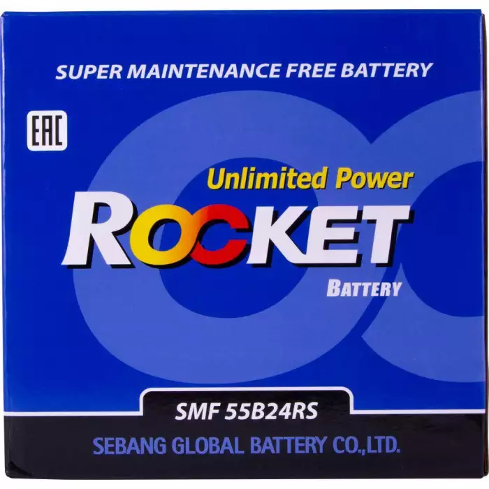 Автомобільний акумулятор ROCKET Japan 6СТ-45Ah Аз 430A (CCA) SMF 55B24RS