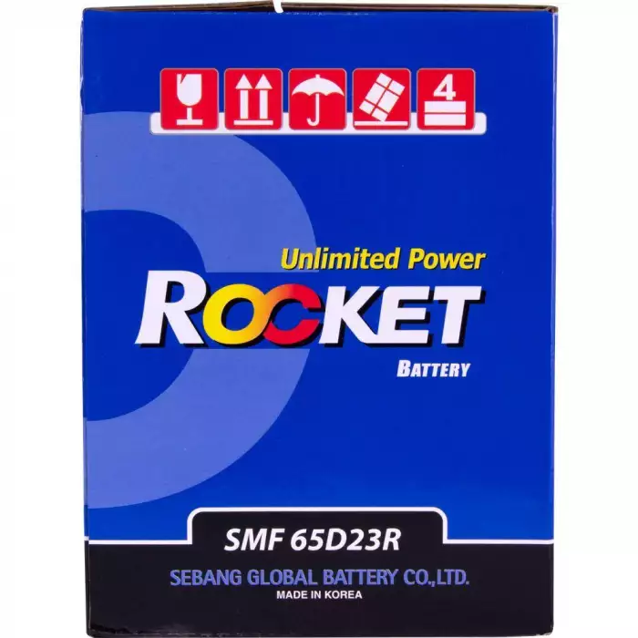 Автомобільний акумулятор ROCKET Japan 6СТ-60Ah Аз 520A (CCA) SMF 65D23R