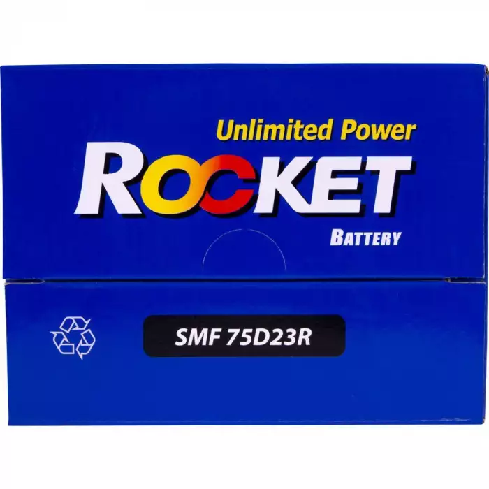 Автомобільний акумулятор ROCKET Japan 6СТ-65Ah Аз 590A (CCA) SMF 75D23R